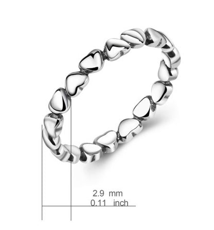 925 Sterling Silver Heart Ring