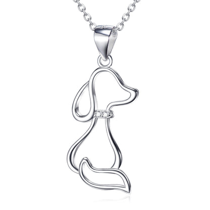 925 Sterling Silver  Dog Necklace