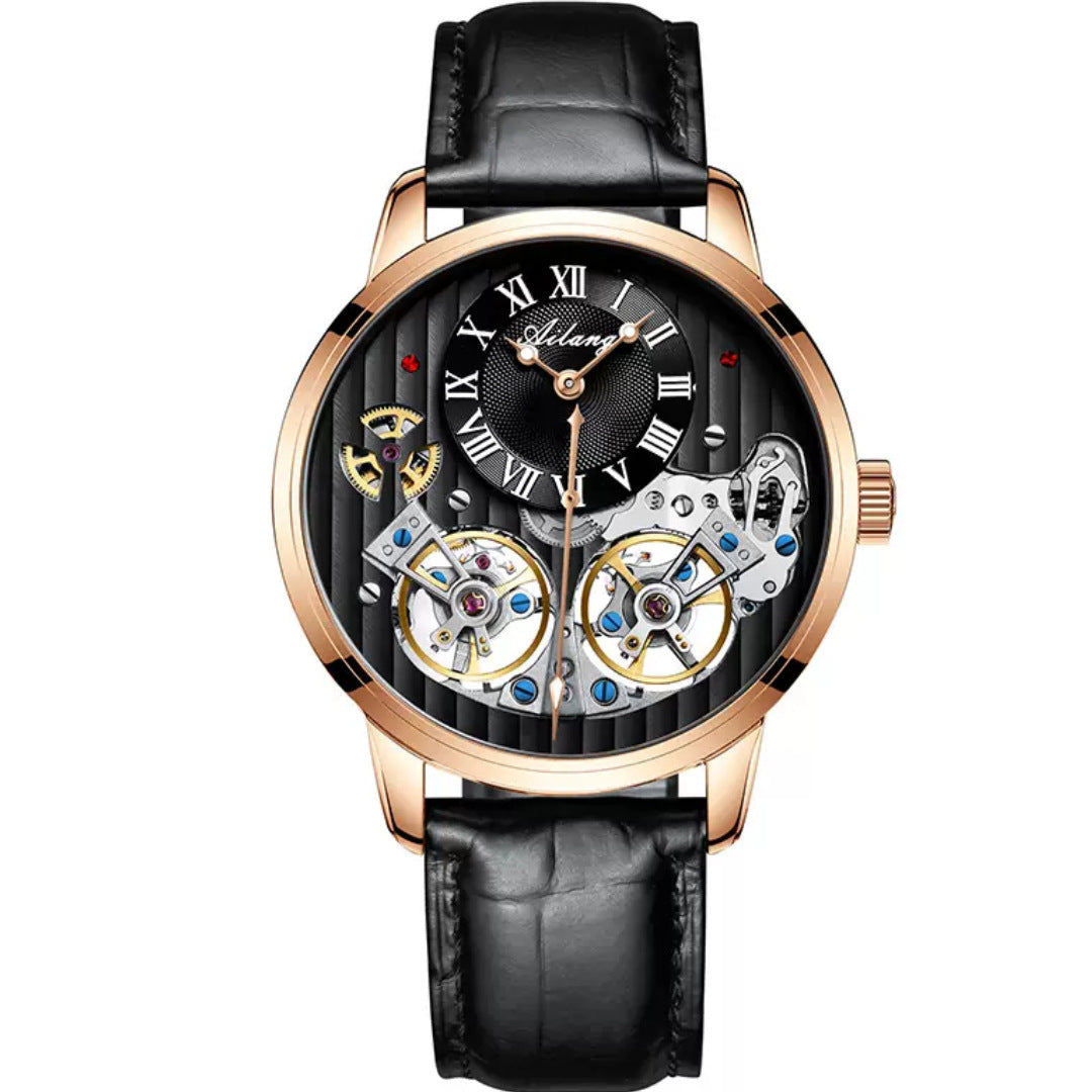 AILANG Double Tourbillon Automatic Mechanical Watch Men's Watch