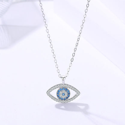 s925 Sterling Silver Eye Necklace