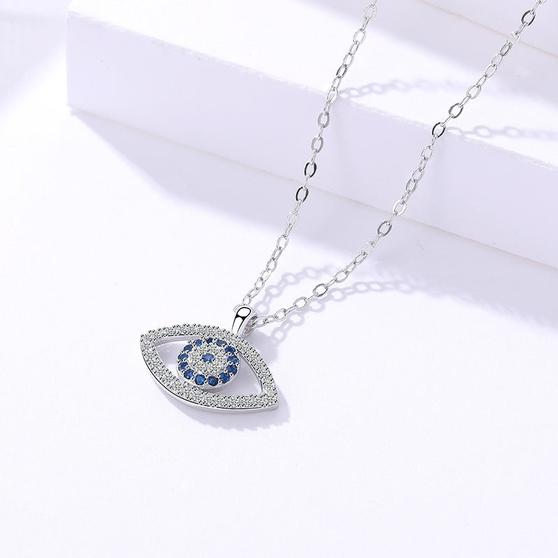 s925 Sterling Silver Eye Necklace