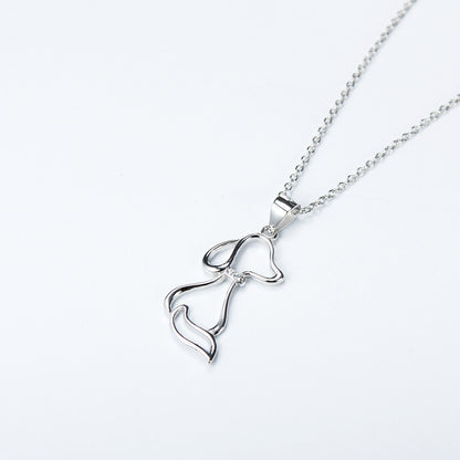 925 Sterling Silver  Dog Necklace