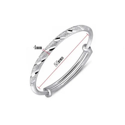 925 Sterling Silver Woman Cuff Bracelet