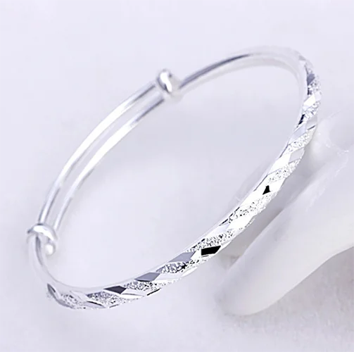 925 Sterling Silver Woman Cuff Bracelet