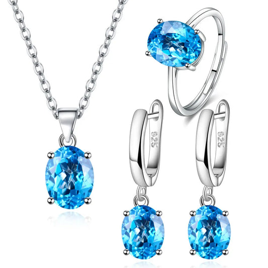 925 Sterling Silver Jewelry Set