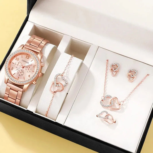 Rose gold lady's set