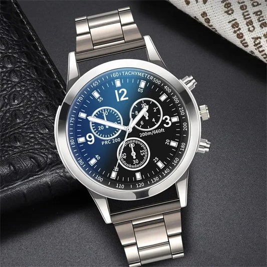 Men's Business Stainless Steel Casual Quartz Watch