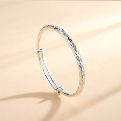 925 Sterling Silver Woman Cuff Bracelet